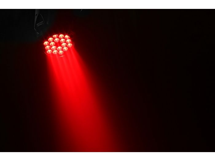 Beamz Cabeza movil MHL108 Wash 18x 3W RGB 11 canales DMX