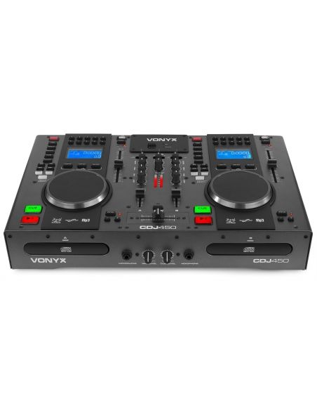 Vonyx CDJ450 Double CD/MP3/USB, BT Statio | Mas Que Sonido