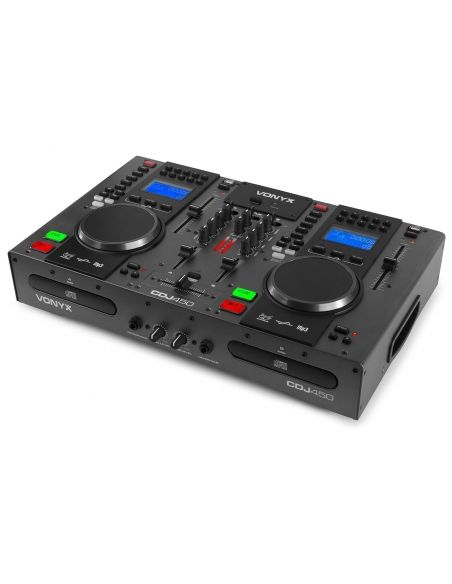 Vonyx CDJ450 Double CD/MP3/USB, BT Statio | Mas Que Sonido