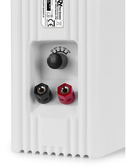 Power Dynamics BC40V Pareja de altavoces Blanco 100V 8 Ohm 4" 100W - IPX5 952106