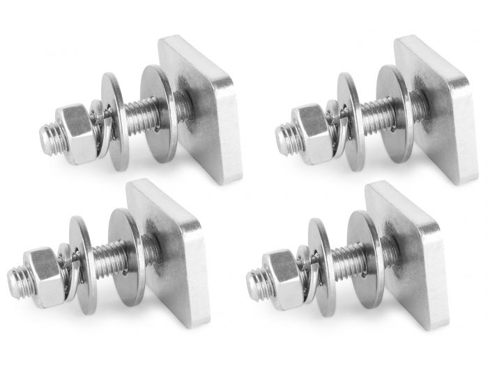 Power Dynamics 750SDT Soporte de insercion en tarima, set de 4 piezas