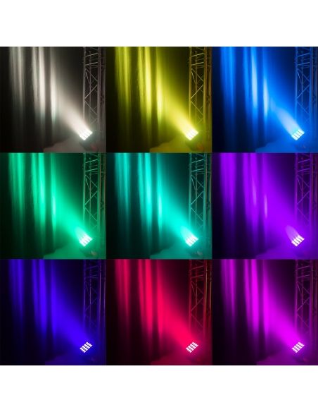 beamZ Pro StarColor128 Baño de color LED 16x 8W IP65 RGBW 150730 - 8