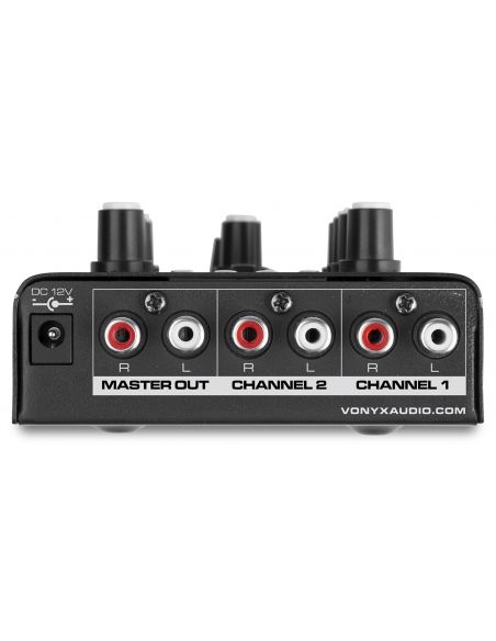 Vonyx STM500BT Mezclador 2 canales, BT, MP3, Display 172974