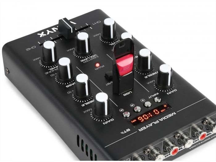 Vonyx STM500BT Mezclador 2 canales, BT, MP3, Display 172974