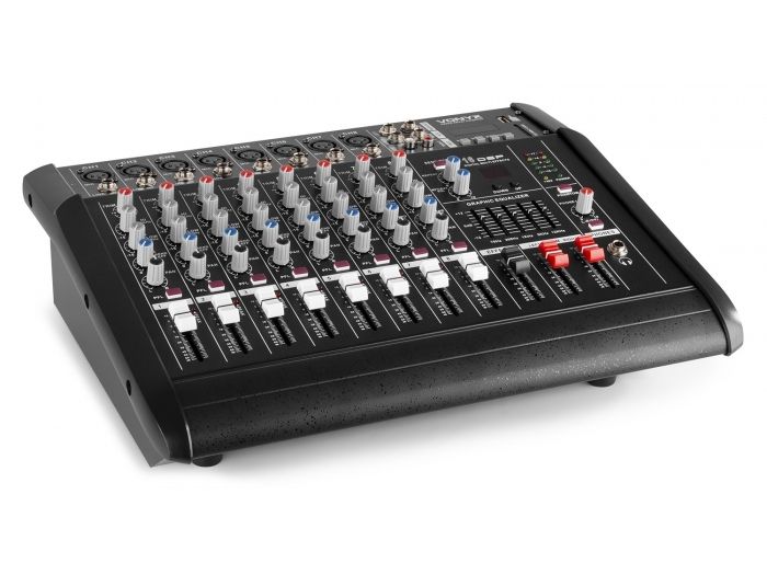 Vonyx AM8A 8 Channel Amplified Mixer BT | Mas Que Sonido