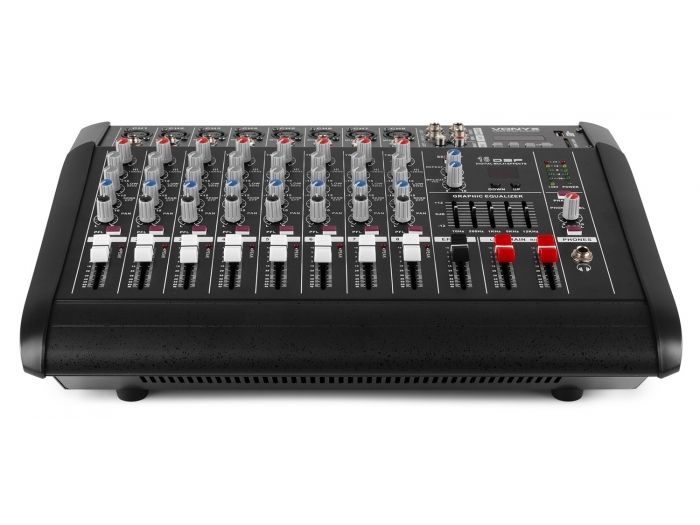 Vonyx AM8A 8 Channel Amplified Mixer BT | Mas Que Sonido