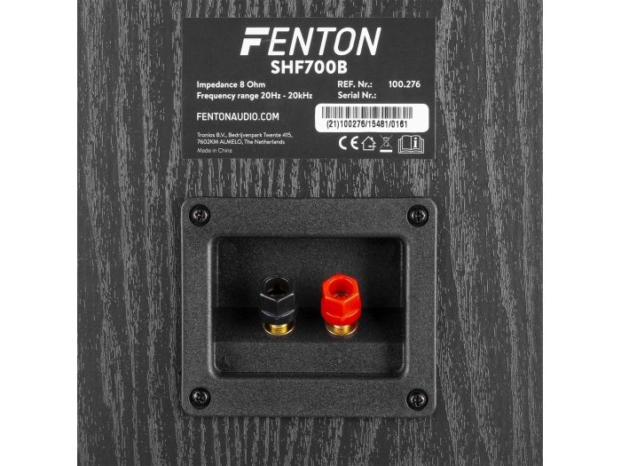 Fenton SHF700B Bafle de torre Set 2x 6.5” Negro 100276 - 9