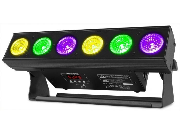 Beamz BBB612 Barra con bateria 6x 12W 