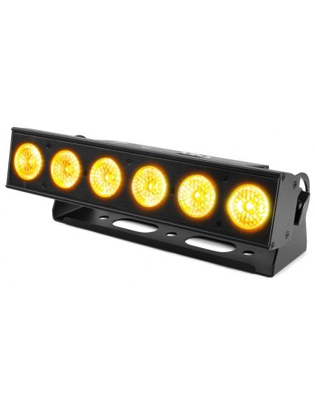 Beamz BBB612 Barra con bateria 6x 12W 