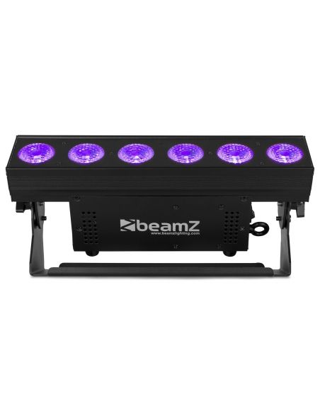 Beamz BBB612 Barra con bateria 6x 12W 