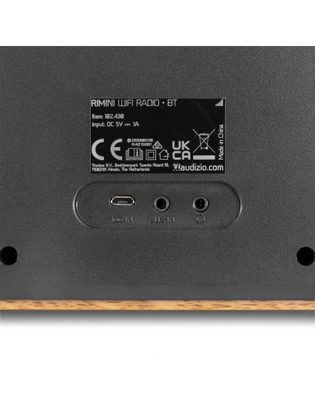 Audizio Rimini Radio estéreo WiFi Internet Madera 102430 - 6