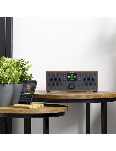 Audizio Rimini Radio estéreo WiFi Internet Madera 102430 - 11