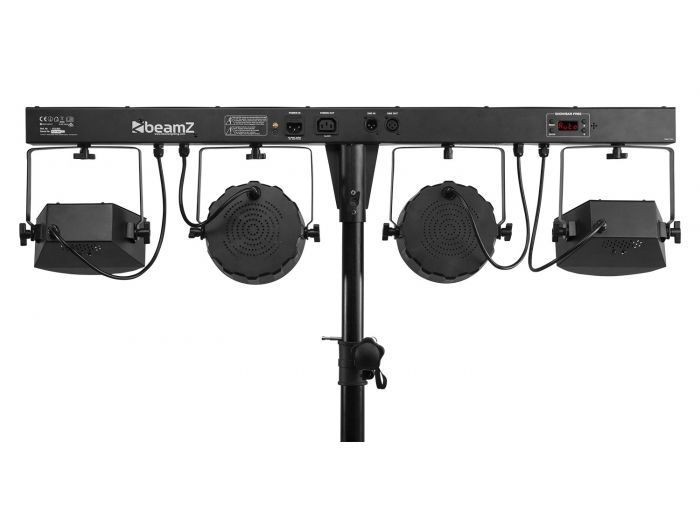 Beamz SHOWBAR FREE 2x PAR, 2x Derby y Strobo
