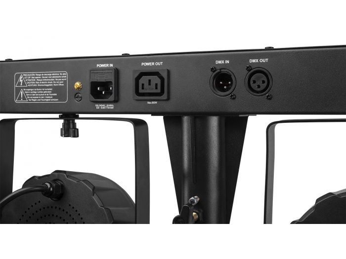 Beamz SHOWBAR FREE 2x PAR, 2x Derby y Strobo