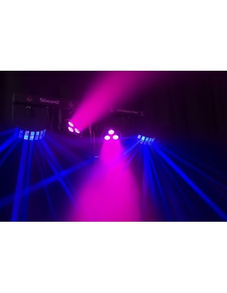 Beamz SHOWBAR FREE 2x PAR, 2x Derby y Strobo