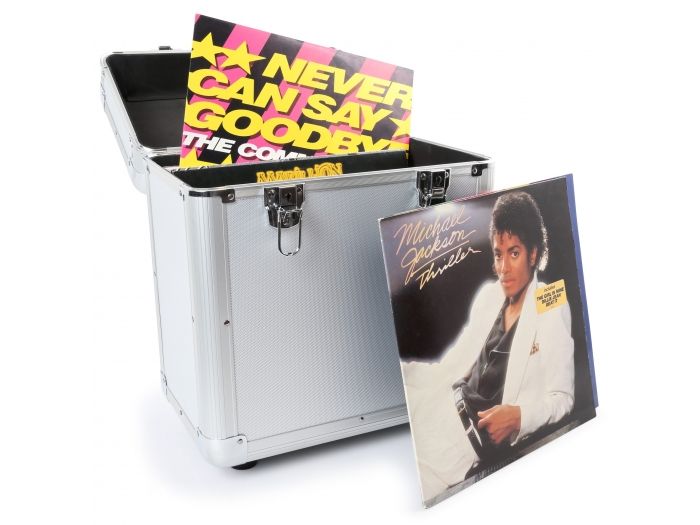 Power Dynamics RC80 12\" Maleta Vinilos Plata