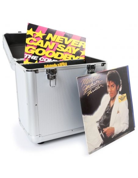 Power Dynamics RC80 12\" Maleta Vinilos Plata