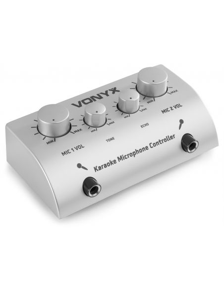 Skytronic AV430 Mezclador de microfonos para Karaoke 