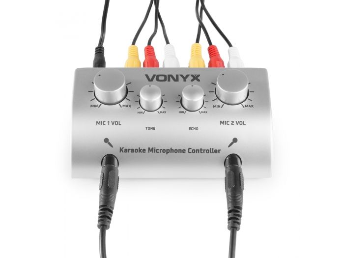 Skytronic AV430 Mezclador de microfonos para Karaoke 