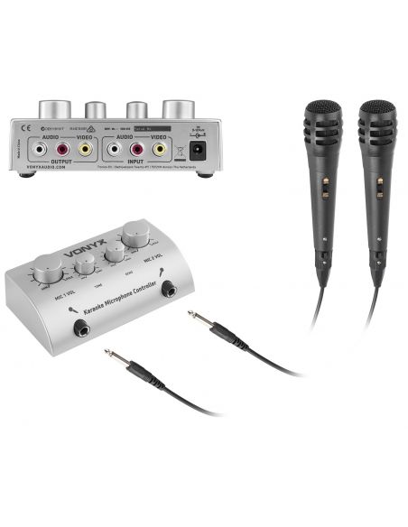 Skytronic AV430 Mezclador de microfonos para Karaoke 