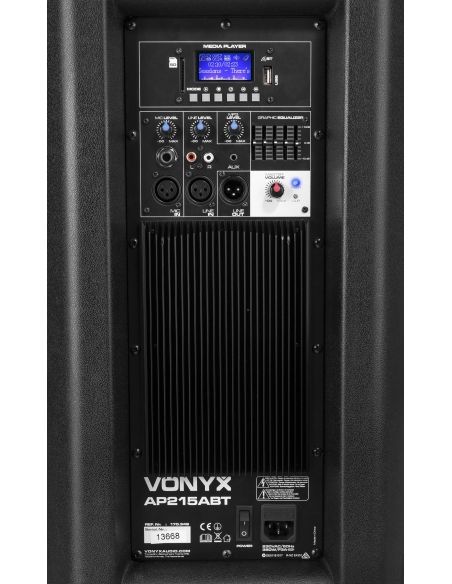 Vonyx AP215ABT Bafle Activo 2x 15" 1200W 170349 - 5