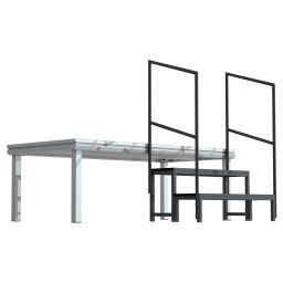 Power Dynamics 750MH Pasamanos modular para escaleras 2