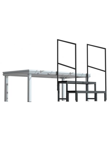 Power Dynamics 750MH Pasamanos modular para escaleras