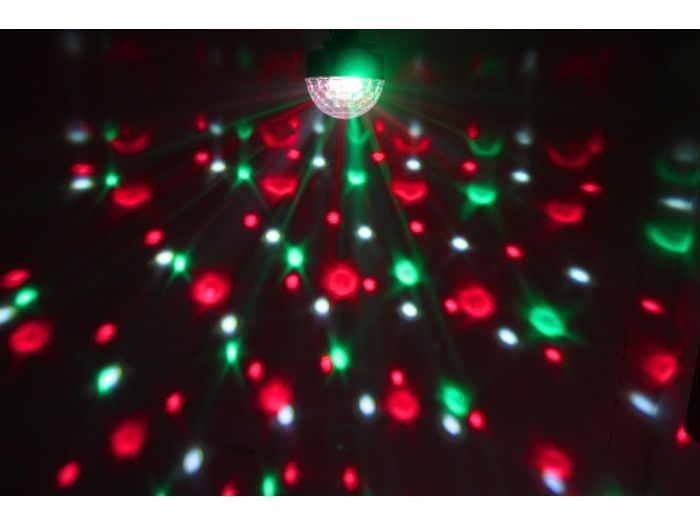 Max Magic Jelly DJ Ball Activada por sonido 6x 1W LED 