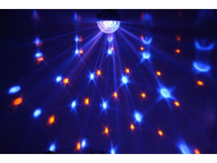 Max Magic Jelly DJ Ball Activada por sonido 6x 1W LED 