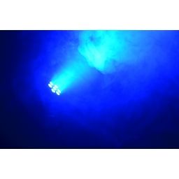 Beamz MHL74 Mini Cabeza Movil Wash 7X 10W DMX 12 Canales Quad LED Blanco  2