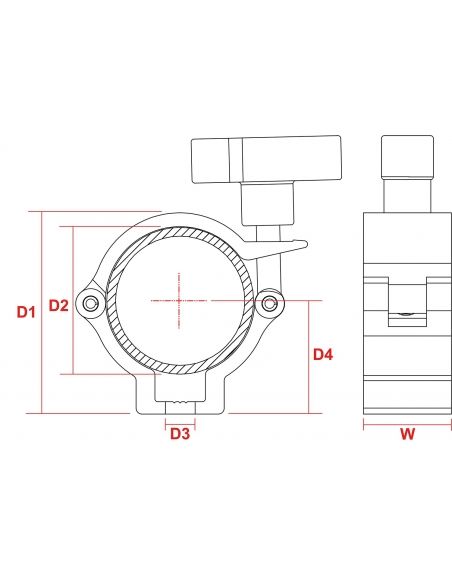 Beamz BC50-100N Garra Slimline 100kg Alu 