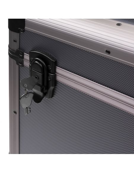 Power Dynamics RC100 12\" Maleta de vinilos Titanio