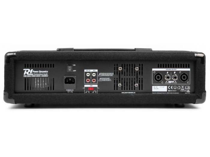 Power Dynamics PDM-C405A Mezclador 4 canales con amplificador