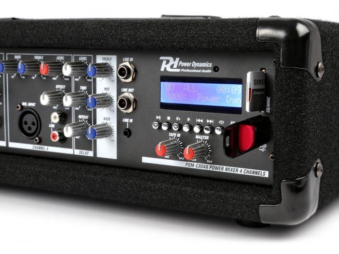 Power Dynamics PDM-C405A Mezclador 4 canales con amplificador