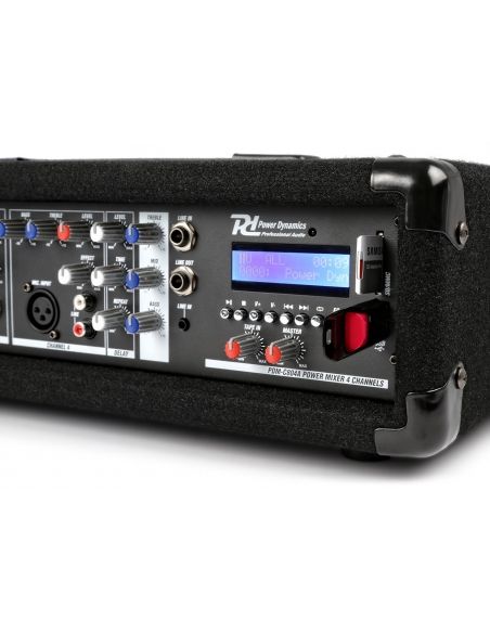 Power Dynamics PDM-C405A Mezclador 4 canales con amplificador