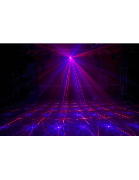 Beamz Anthe II Doble Laser 600mW RGB Gobo DMX IRC 