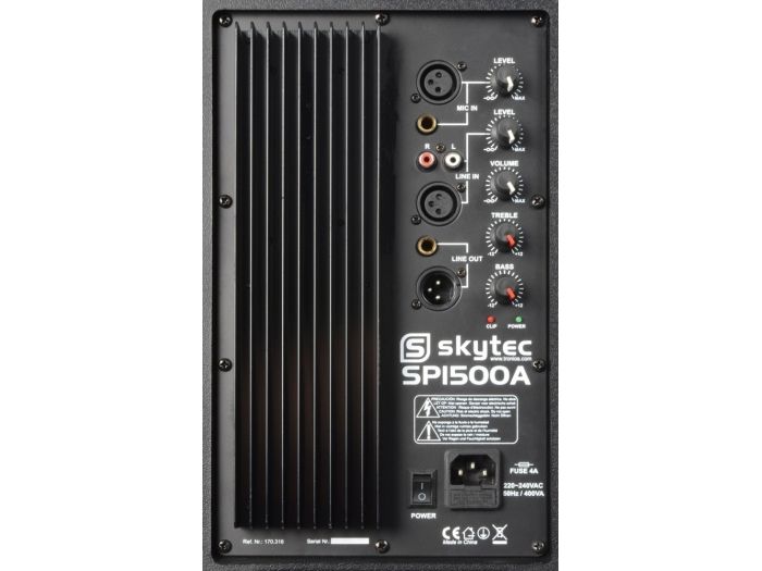 Skytec SP1500A Altavoz 15" PA Hi-End Activo 800W 170316 - 6