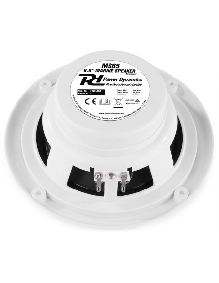 Power Dynamics MS65 Conjunto altavoces Marino intemperie 6.5" 100W 125023 - 6