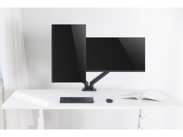 Audizio MAD20G Brazo Doble para Monitor con amortiguador de gas 17”- 32” 129150