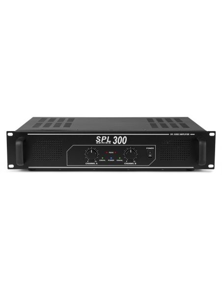 Skytec SPL 300 Amplificador 2x 150W Negro
