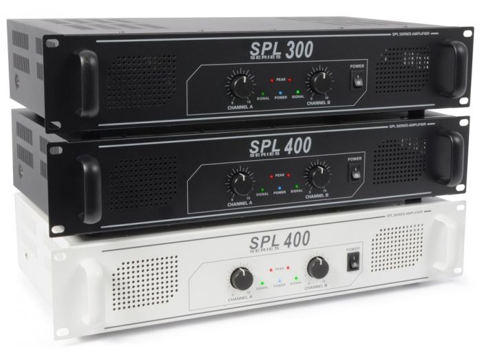 Skytec SPL 300 Amplificador 2x 150W Negro