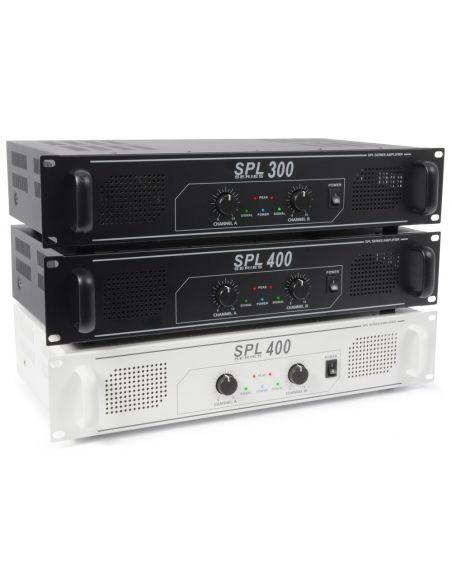 Skytec SPL 300 Amplificador 2x 150W Negro