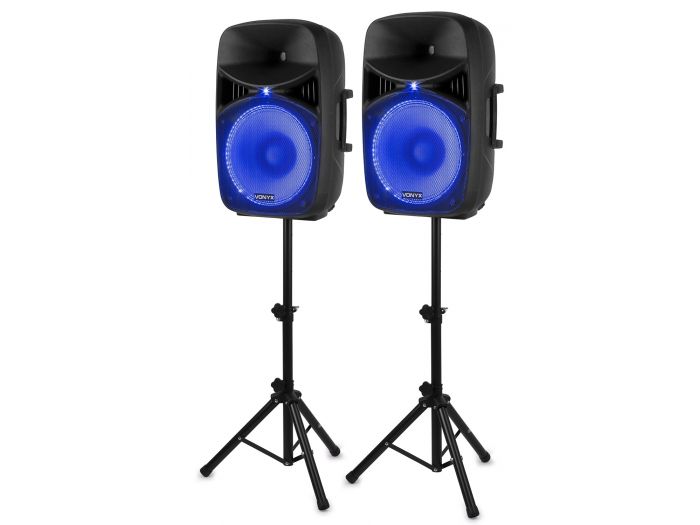 Vonyx VPS152A Set Plug & Play 1000W con tripodes 178135 - 2