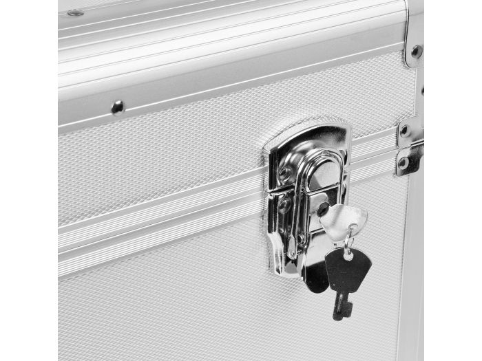 Power Dynamics RC100 12\" Maleta Vinilos Plata