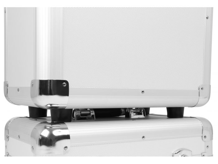 Power Dynamics RC100 12\" Maleta Vinilos Plata