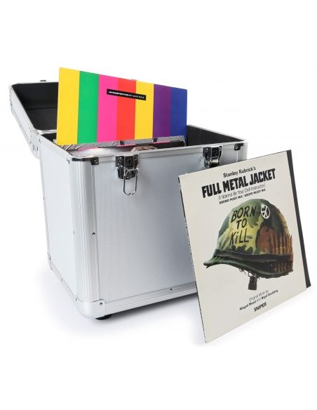 Power Dynamics RC100 12\" Maleta Vinilos Plata