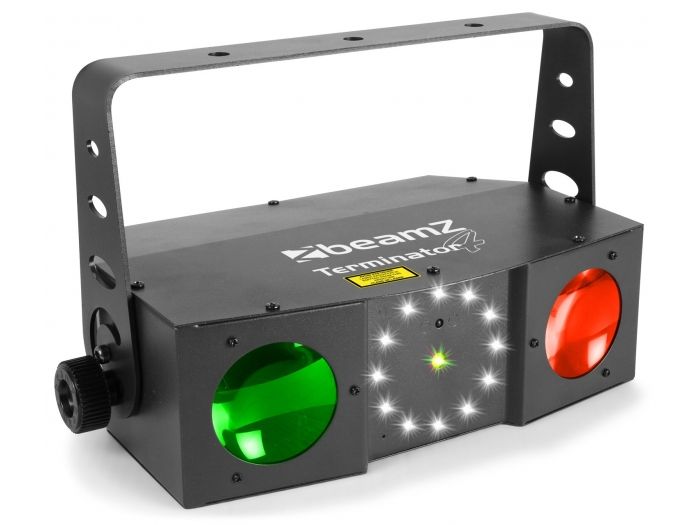 beamZ Terminator IV LED Doble Moon con laser y strobo 153716 - 1