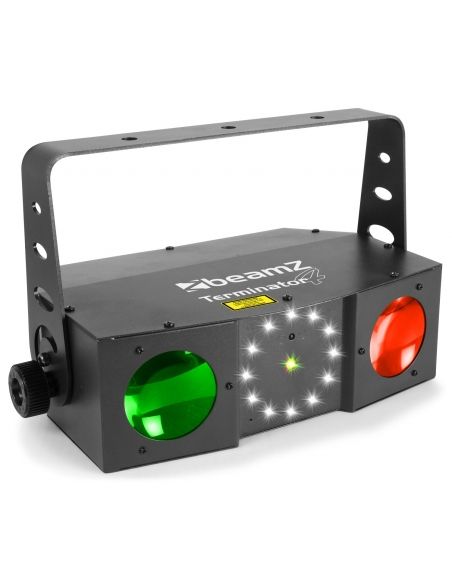 beamZ Terminator IV LED Doble Moon con laser y strobo 153716 - 1