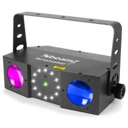 beamZ Terminator IV LED Doble Moon con laser y strobo 153716 - 1 2