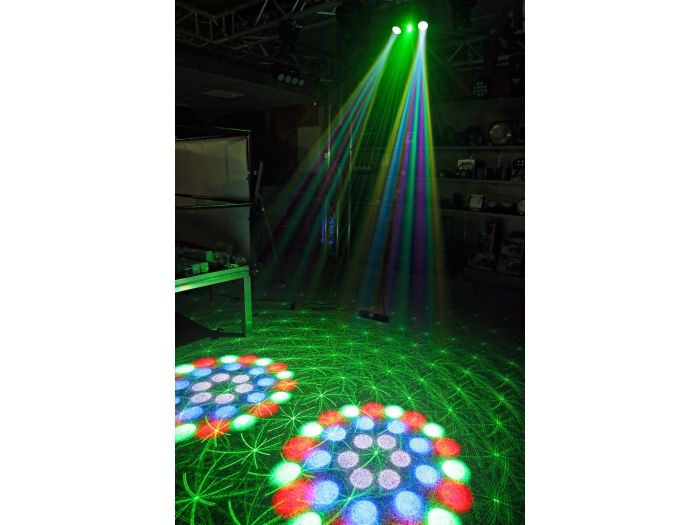 beamZ Terminator IV LED Doble Moon con laser y strobo 153716 - 8